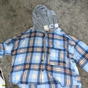 never worn with tags. very soft